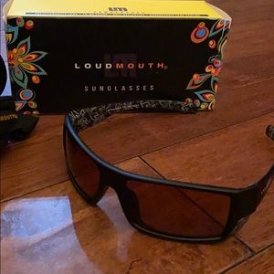 Loudmouth Golf matte black Shagadelic Gray  NWT